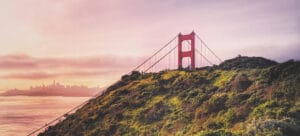 Photo of Marin Headlands + Golden Gate Bridge